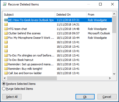 Cómo recuperar elementos eliminados de Outlook ResponTodo