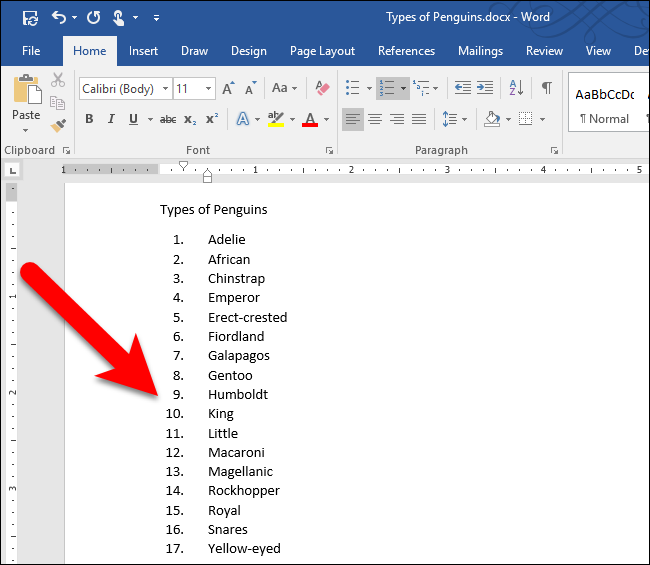 How To Align Numbers In Word Doc