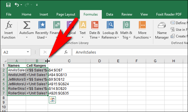 How To Widen A Column In Excel