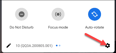 atajo de configuración de Android