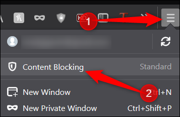 Abrir configuración de bloqueo de contenido