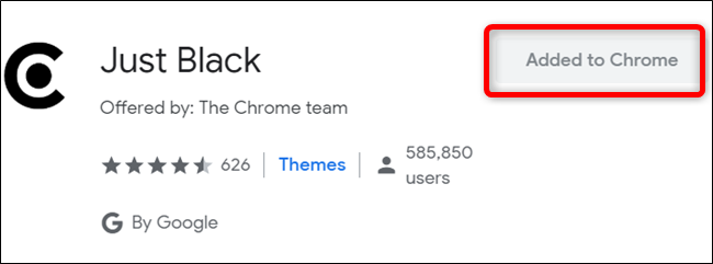 ¡Tu tema se ha agregado a Chrome!