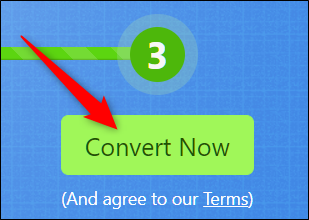 Haga clic en Convertir ahora para comenzar la conversión.