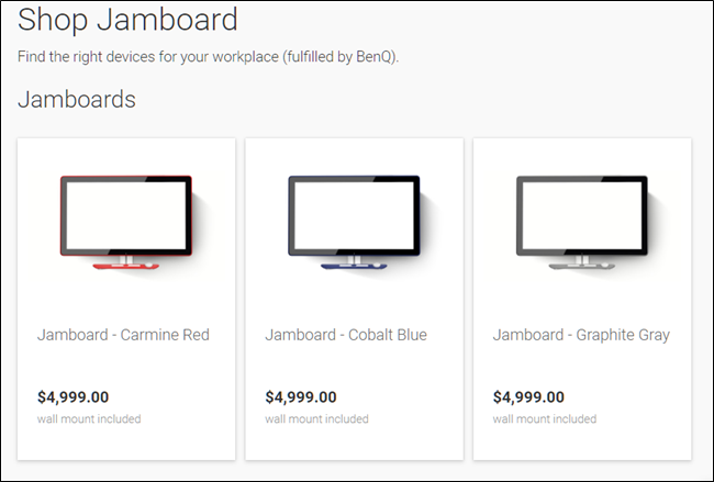 Compra Jamboard.