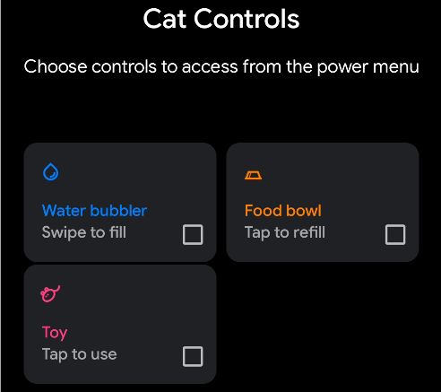 controles de gato android 11