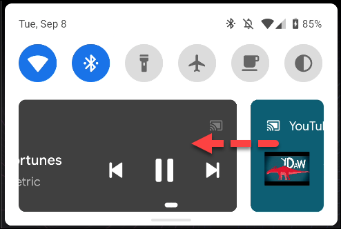 múltiples controles de medios