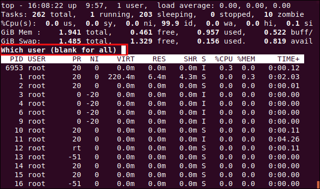 El comando "history -w" en una ventana de terminal.