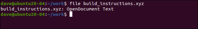 archivo build_instructions.xyz en una ventana de terminal.