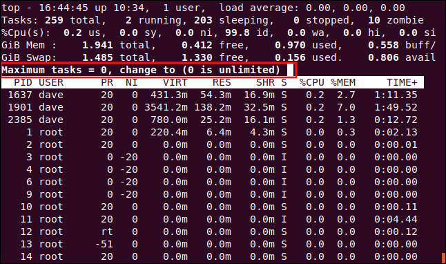 "zenity --warning --title" Low Hard Drive Space "--width 300 --text" Puede que no haya suficiente espacio en el disco duro para guardar la copia de seguridad "en una ventana de terminal.