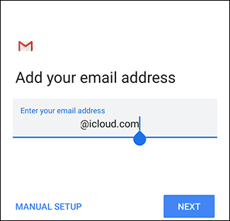 La pantalla de inicio de sesión de Gmail.
