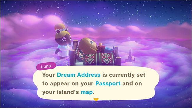 La configuración de dirección de sueño predeterminada en "Animal Crossing: New Horizons".