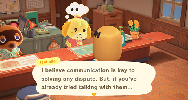 Animal Crossing New Horizons isabelle elimina aldeano