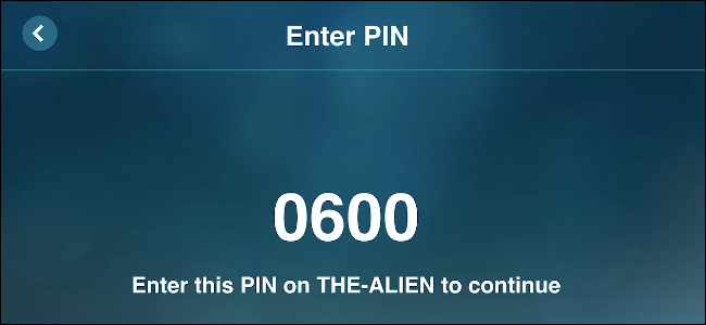 La pantalla "Ingresar PIN" en la aplicación Steam.