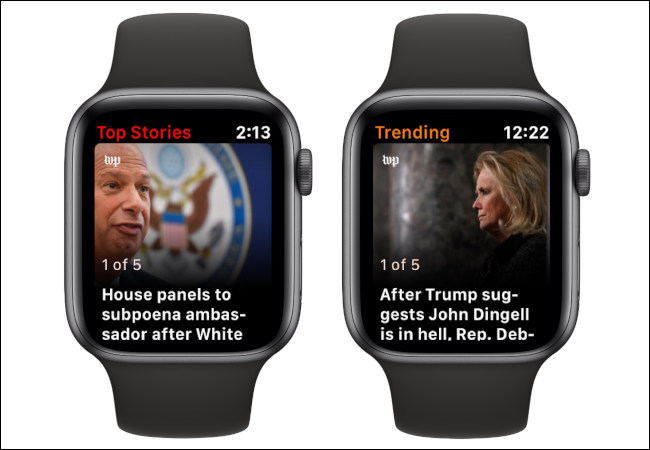 Apple Watch Top Stories Tending News