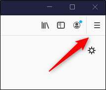 Haz clic en el menú de hamburguesas en Firefox.