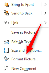Haz clic en "Formato de imagen".