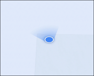 El icono de ubicación azul en Google Maps