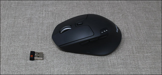 Ratón Logitech M720 Triathalon con dongle.