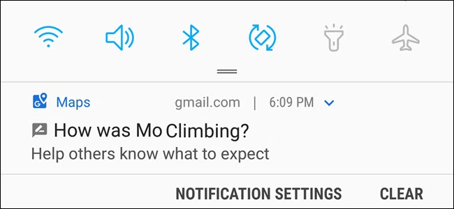 ¿Cómo estaba escalando Mo?  notificación
