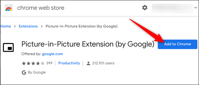 Haz clic en "Agregar a Chrome".