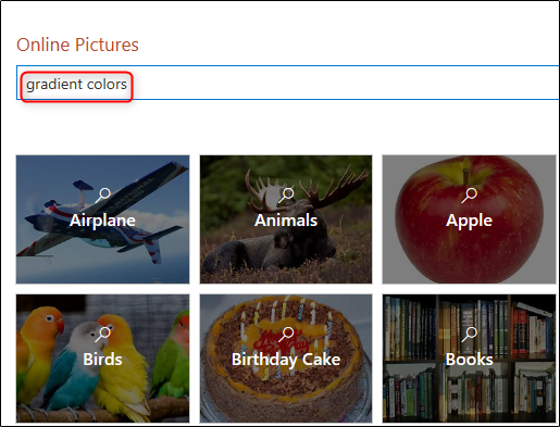 Buscar imágenes en Bing