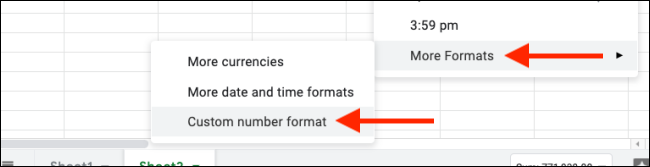 Seleccionar formatos de números personalizados