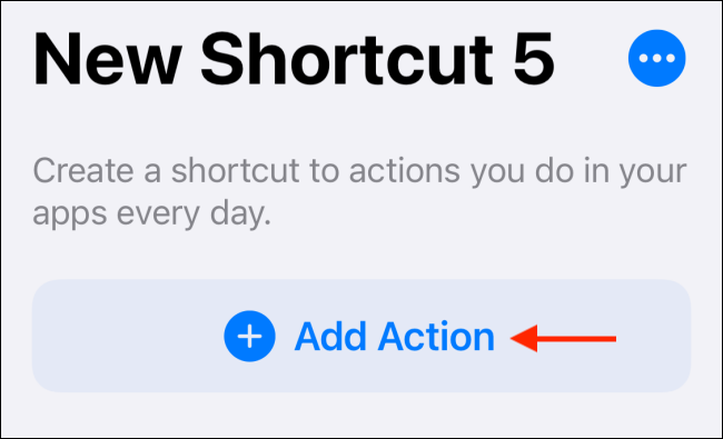 Toca "Agregar acción".