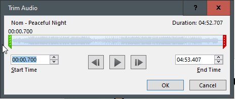 Recortar audio GIF