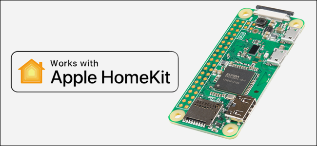 Raspberry Pi con el logotipo de Homekit