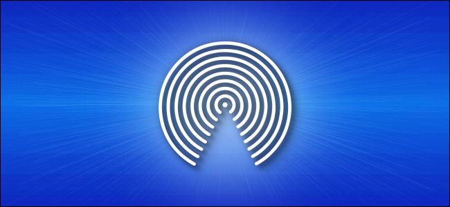 Icono de Apple Mac AirDrop