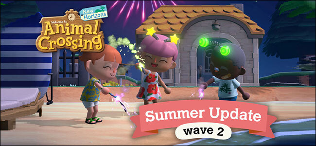 Actualización de verano de Animal Crossing: New Horizons Wave 2