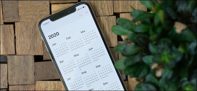 Aplicación de calendario para iPhone de Apple