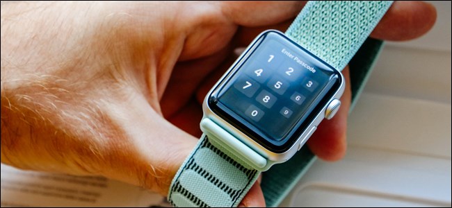 Pantalla de bloqueo del Apple Watch