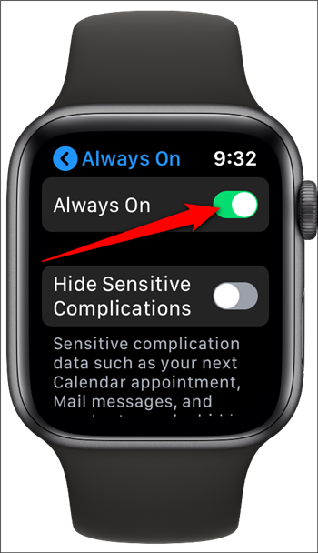 Apple Watch Desactivar siempre activado