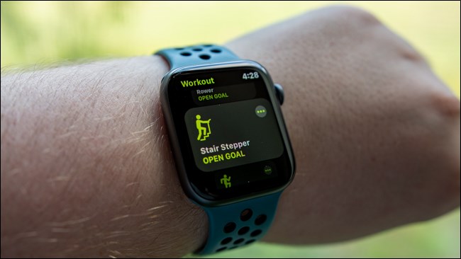 Aplicación Apple Watch Workout