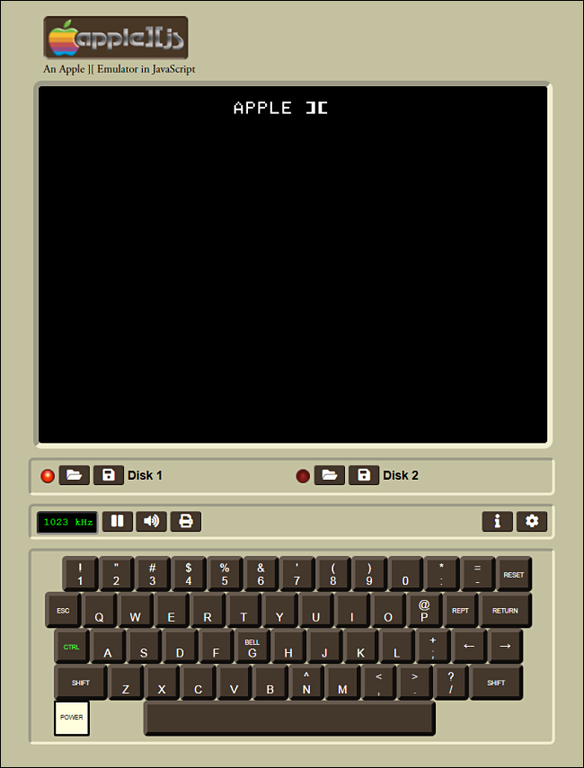 La pantalla de inicio en Apple] [js.