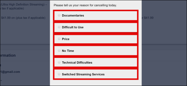 CuriosityStream Cancelar Razones