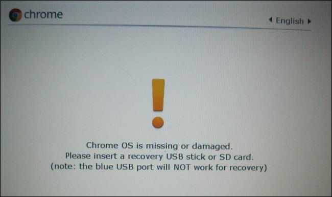 Chrome-os-falta-o-está-dañado