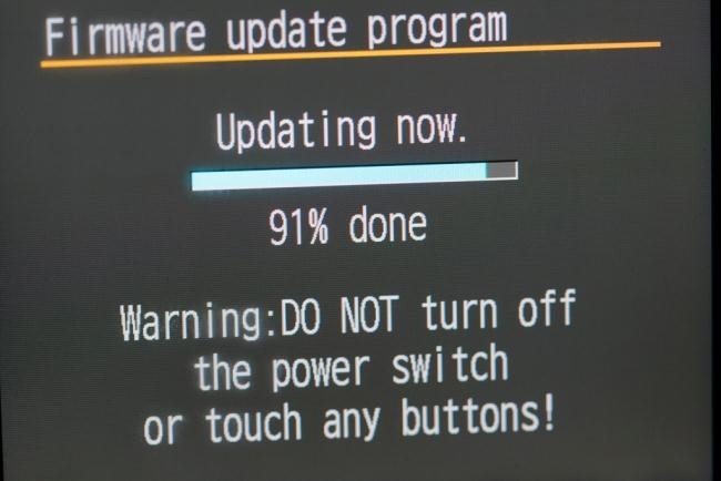 programa de actualización de firmware