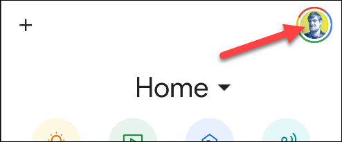 configuración en la aplicación Google Home