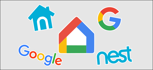Los logotipos de Google Home y Nest.