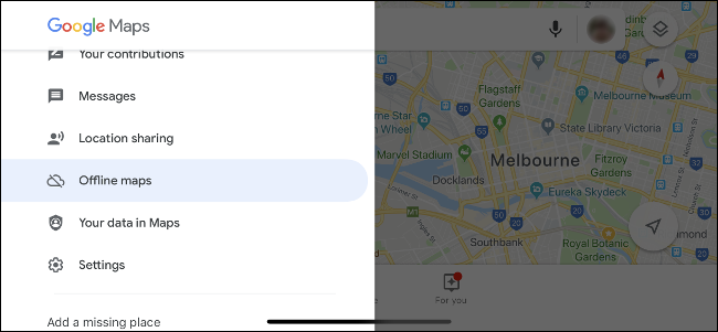 Google Maps para iPhone Mapas sin conexión.