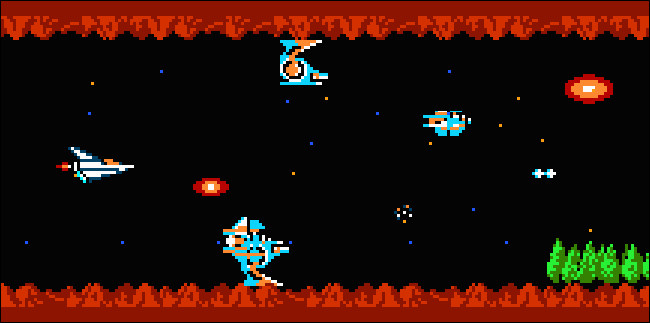 Ilustraciones de Gradius para NES