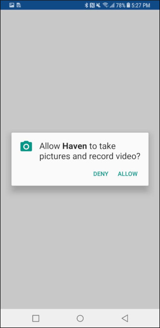 Haven mensaje de imagen y grabación de video en Android