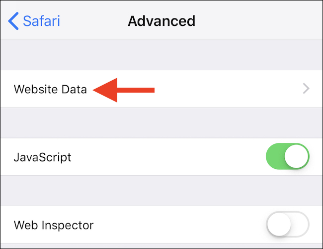 Toca Datos del sitio web