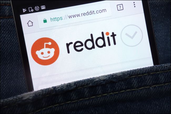 Reddit en Chrome en un teléfono Android