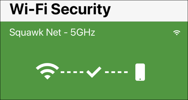 Pantalla de seguridad Wi-Fi en Norton Mobile Security para iPhone