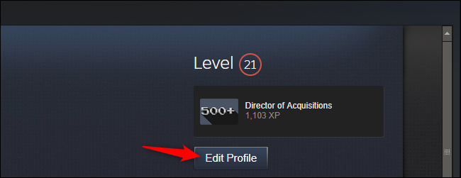 Editando su perfil en Steam