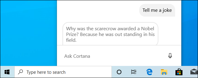 La nueva interfaz conversacional de Cortana en Windows 10.