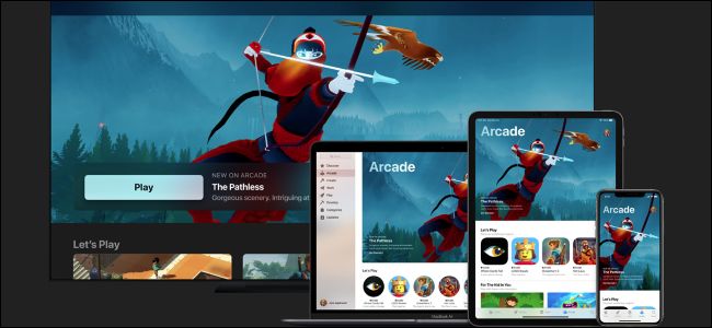 Apple Arcade en Apple TV, MacBook, iPad y iPhone.